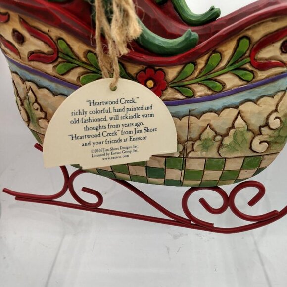 Jim Shore Heartwood Creek 2007 Sleigh Bells Ring 4009195 - Picture 2 of 10